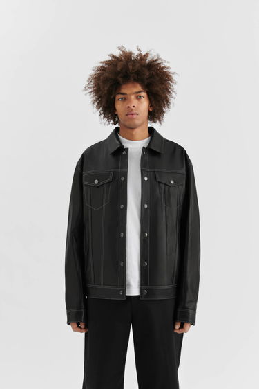 Jakke AXEL ARIGATO Kai Leather Jacket Sort | A2209001, 2