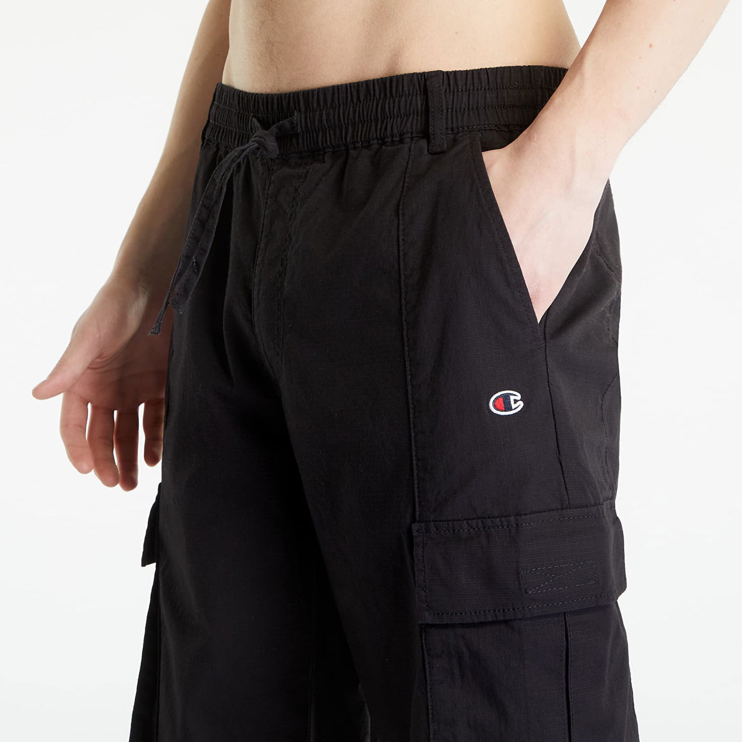 Cargo bukser Champion Elastic Cuff Cargo Pant Sort | 218739 CHA KK001, 1
