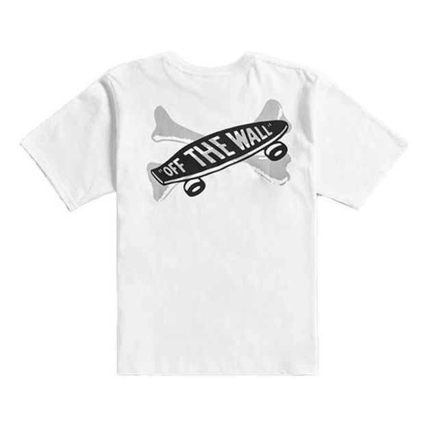 T-shirt Vans Vault x WTAPS Skateboard Graphic T-Shirt Hvid | VN0A4TRDWHT1, 0