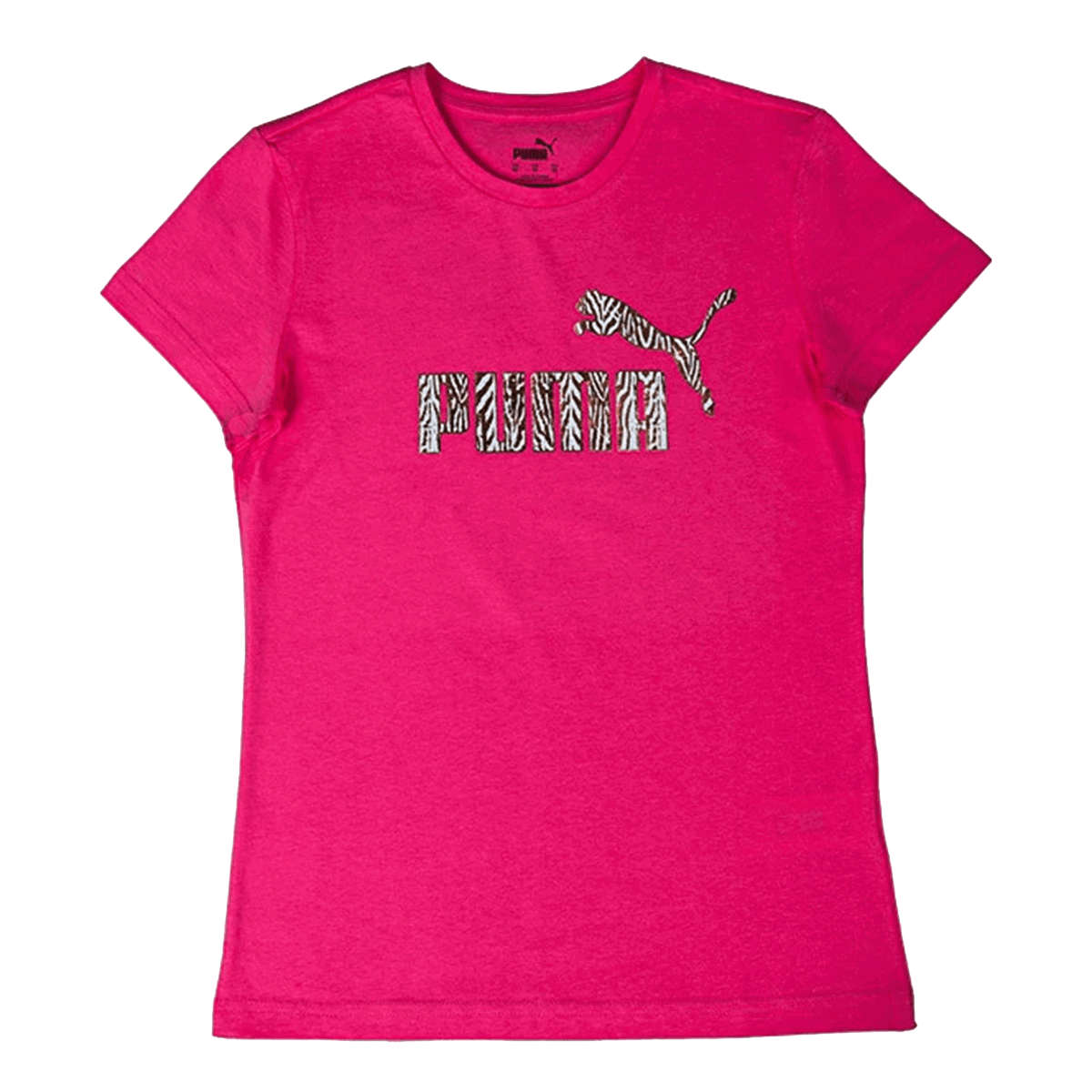 T-shirt Puma Short Sleeve T-Shirt with Zebra Print Logo Lyserød | 673174-02, 0