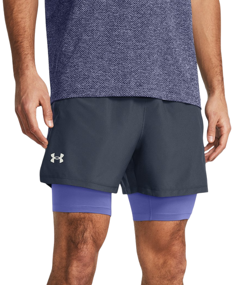 Shorts Under Armour Launch 2 in 1 Shorts Grå | 1382640-044