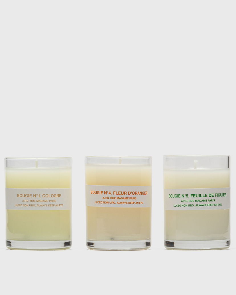 Stearinlys A.P.C. Kit 3 Home Fragrance Hvid | YBZAA-M84002-VAZ