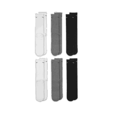 Sokker Nike Everyday Plus Cushion Crew Training Crew Socks (6 Pairs) Sort | 195241138749, 4