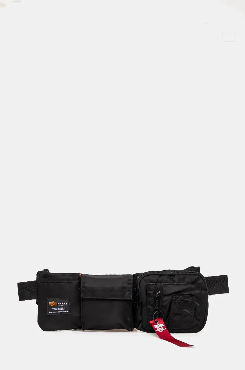 Taljetaske Alpha Industries Waist Bag Sort | 128928, 0