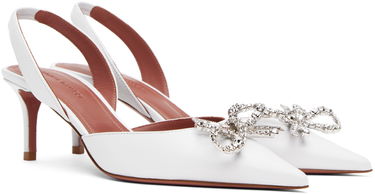 Smykker Amina Muaddi Amina Muaddi Rosie Sling 60 Heels Hvid | ROSIE SLING 60 ST NAPPA, 3