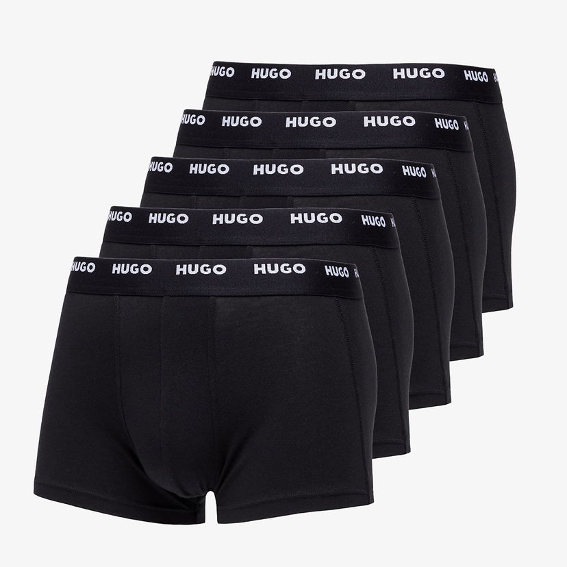 Boksere BOSS Boxer 5 Pack Black Sort | 50493840-001