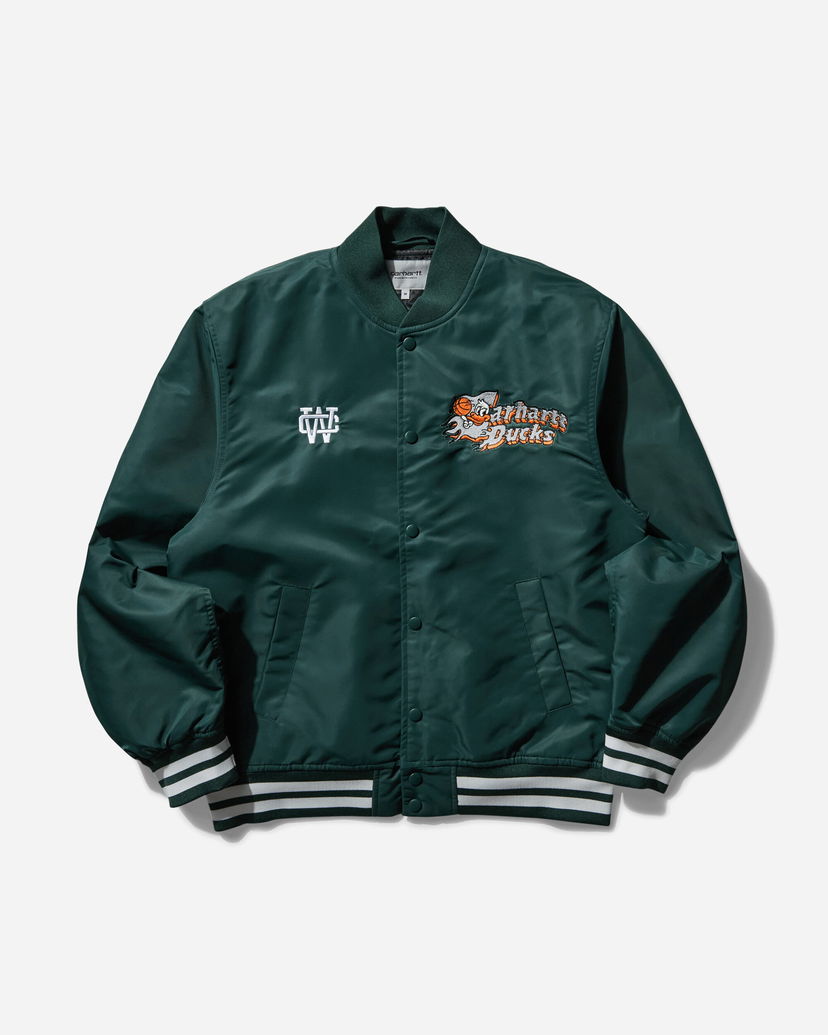 Bomberjakke Carhartt WIP Flaming Ducks Bomber Jacket Grøn | I034510 2VOXX