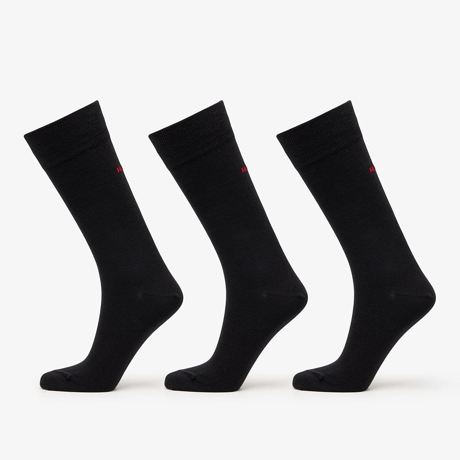Sokker BOSS Uni Socks 3-Pack Black Sort | 50493253-001, 0