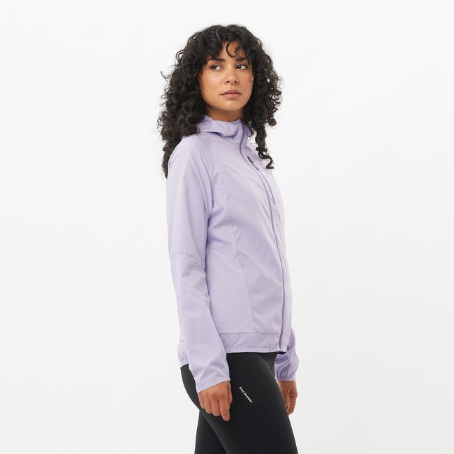 Vindjakke Salomon Bonatti Cross Wind Jacket Lilla | LC2417600, 0