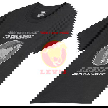 T-shirt Levi's Horse Print T-Shirt Sort | A8804-0063, 1