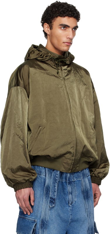 Bomberjakke HED MAYNER Hed Mayner Stowaway Hood Bomber Jacket Grøn | HMMA10032A-HA157, 1