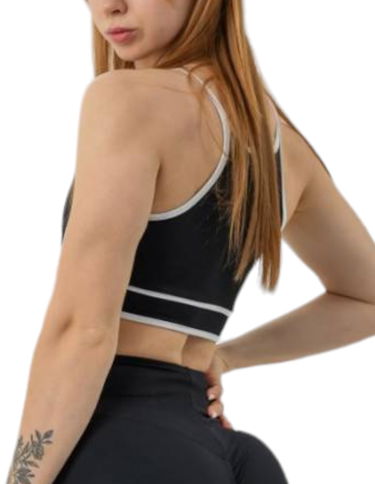 Bh NEBBIA Nebbia My Rules Medium Support Sports Bra Sort | 62089200, 1