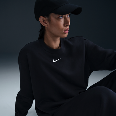 Sweater Nike Sportswear Phoenix Fleece Crewneck Sweatshirt Sort | FZ4270-010, 4