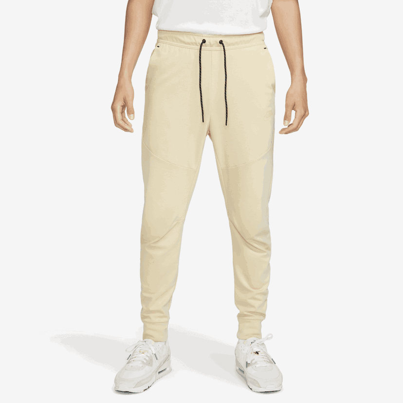 Joggingbukser Nike Sportswear Tech Fleece Lightweight Slim-Fit Jogger Tracksuit Bottoms Beige | DX0826-783