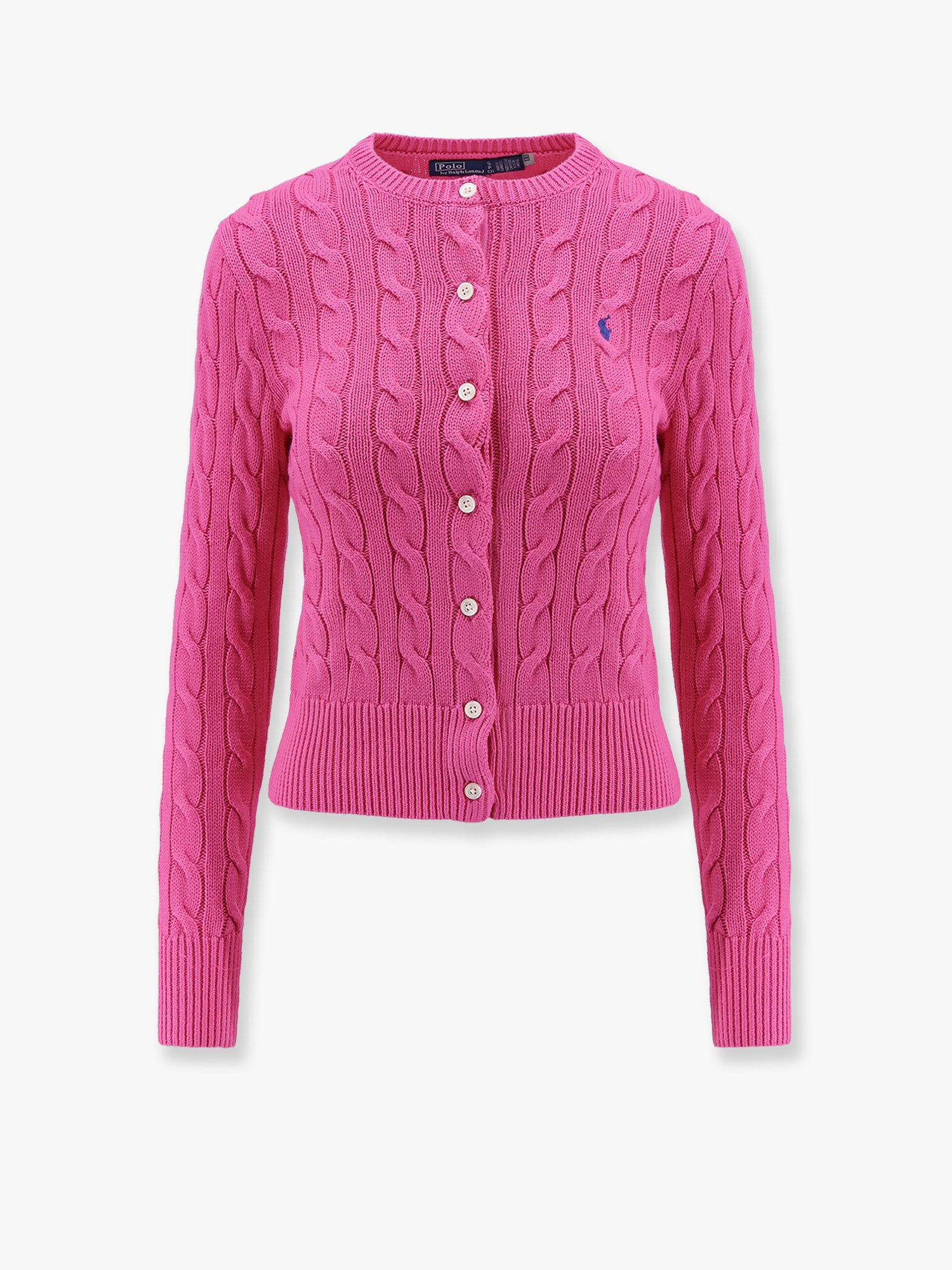 Sweater Polo by Ralph Lauren Cable Knit Cardigan by Polo Ralph Lauren Lyserød | 211891643019, 0