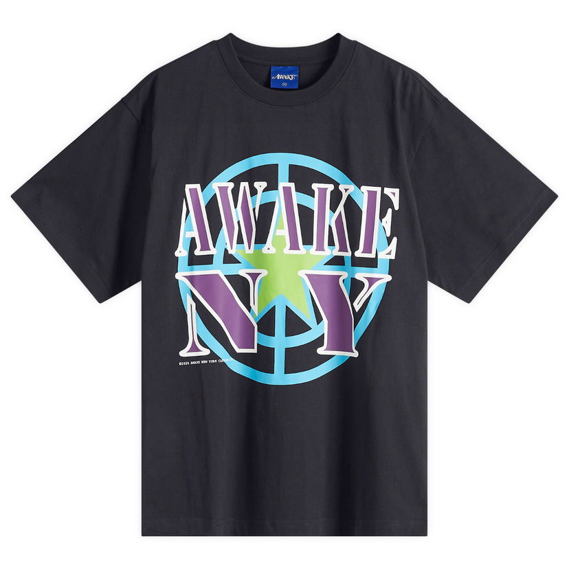 T-shirt Awake NY Awake NY Crosshair Graphic Tee Sort | AWK-SP25-TS002-BLK