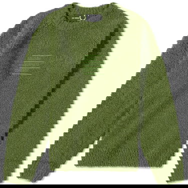 Sweater Fred Perry Raf Simons x Fluffy Crewneck Grøn | SK6518-M26, 0