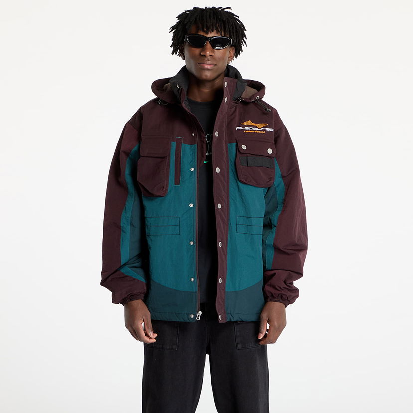 Vindjakke Pleasures PLEASURES Revolution Outdoor Jacket Flerfarvet | P24W002 BROWN