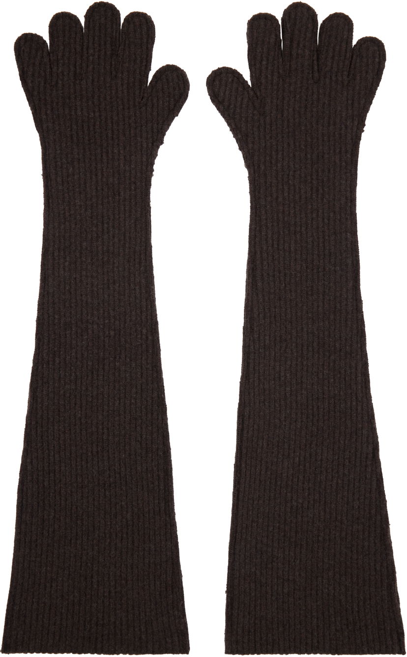 Handsker Marni Oversized Wool Gloves Brun | GNMC0036A1 UFWH22
