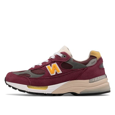 Sneakers og sko New Balance 992 Made in USA ''Burgundy'' Bourgogne | M992CA, 3