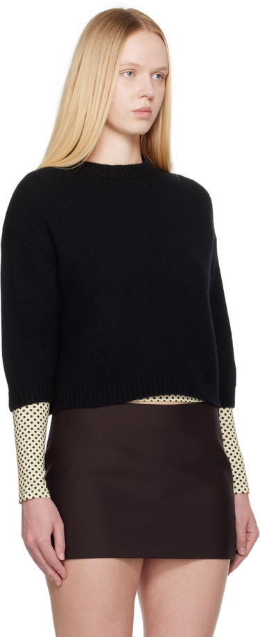 Sweater Khaite KHAITE Sabina Knit Sweater Sort | 8274645, 1