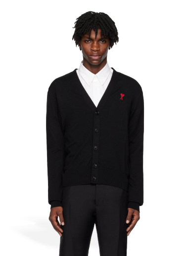 Sweater AMI Cardigan Sort | BFHKC111.KN0025