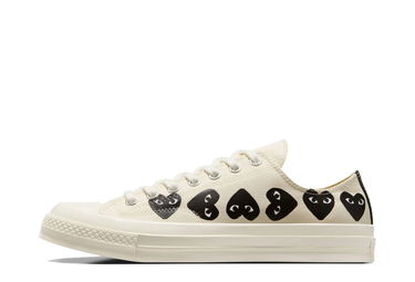 Sneakers og sko Converse Comme des Garçons PLAY x Chuck 70 Low Hvid | A08150C, 2