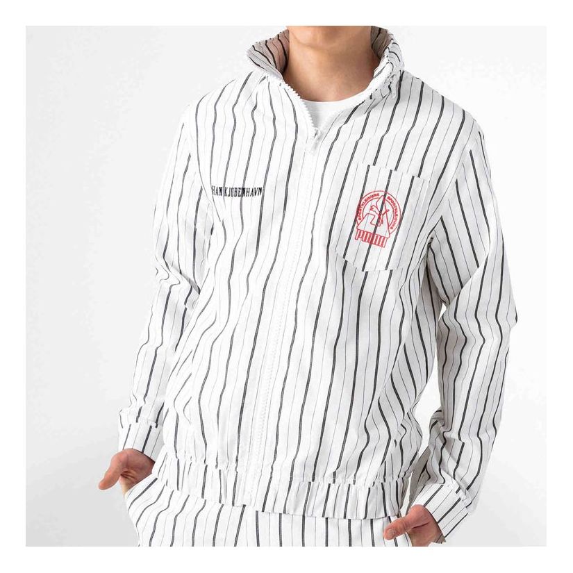 Træningsdragt Puma Han Kjobenhavn Crossover Stripe Jacket Hvid | 578246-02