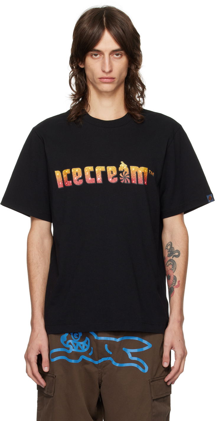 T-shirt BBC IceCream Soft Serve Sparkle T-Shirt Sort | IC24349