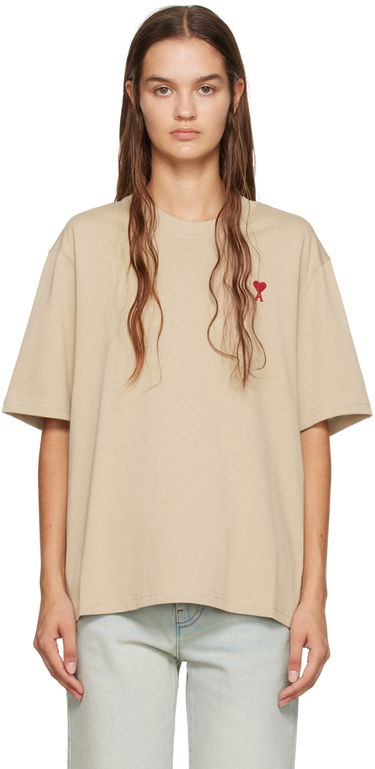 T-shirt AMI T-Shirt Beige | UTS005.726, 0