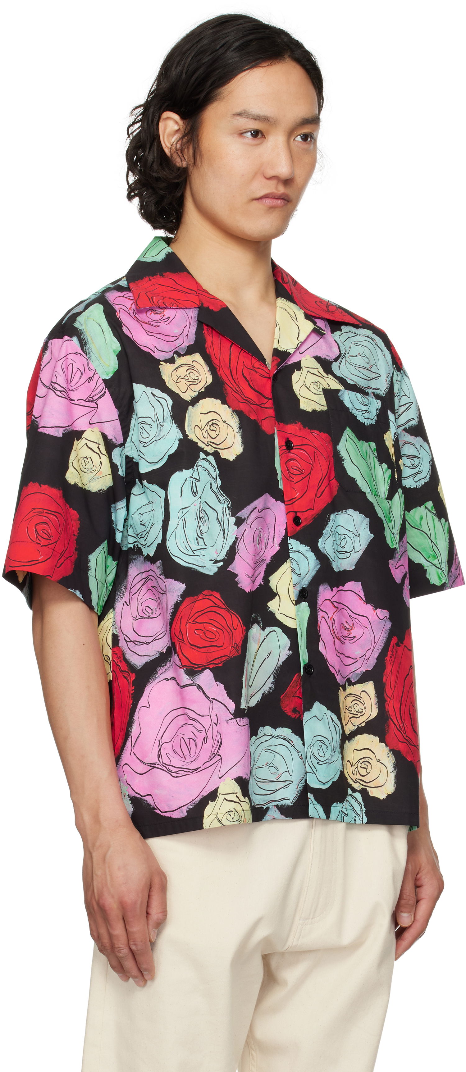 Skjorte Marni Marni Orion Print Bowling Shirt Sort | CUMU0213A5 UTC506, 1