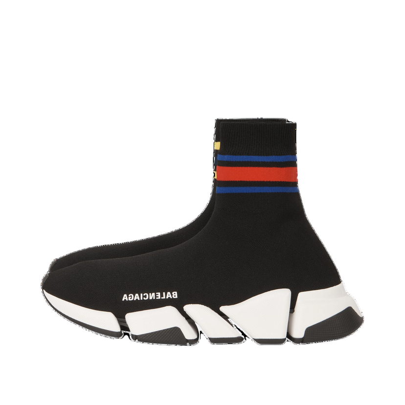 Sneakers og sko Balenciaga Speed 2.0 Stripped Black W Sort | 674608W2F601467