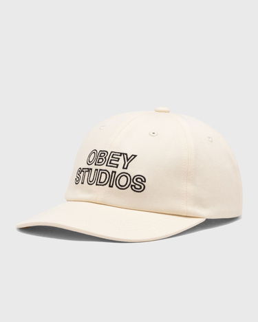 Kasket OBEY Studios Strapback Cap Beige | 100580406-UBL, 0