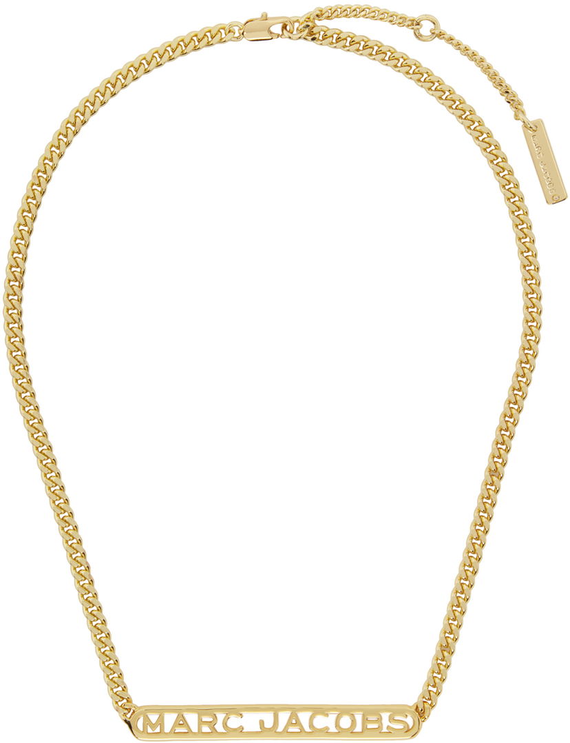 Halskæde Marc Jacobs Marc Jacobs 'The Monogram Chain' Necklace Metalisk | J305M03FA22