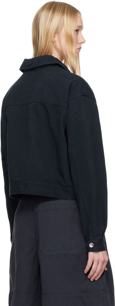 Jakke YMC YMC Burnside Cropped Zip-Up Jacket Sort | Q5YAA, 2