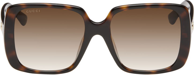 Solbriller Gucci Square Sunglasses Brun | GG0632SA-002