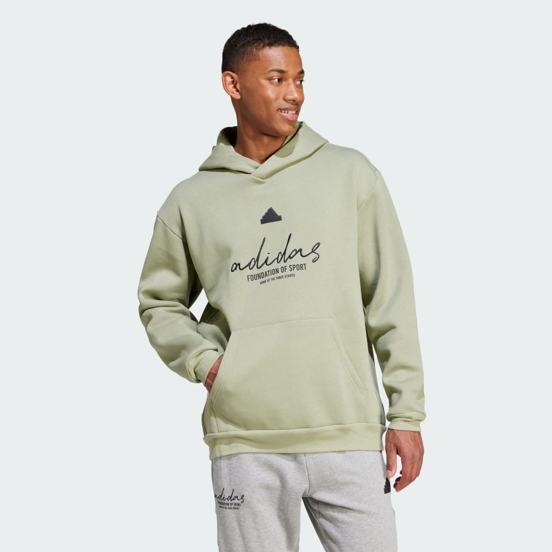 Sweatshirt adidas Performance Fleece Hoodie Grøn | IW3532, 0