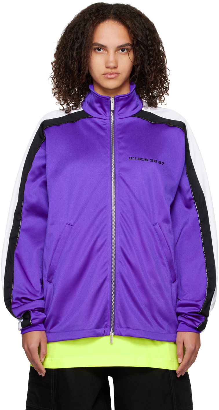 Vindjakke VETEMENTS Oversized Track Jacket Lilla | VL14AT100V