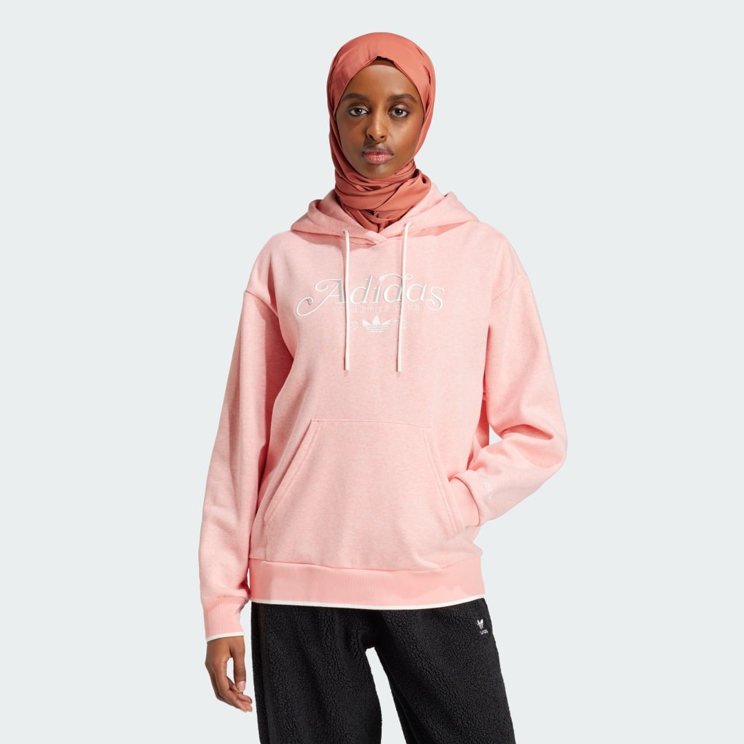 Sweatshirt adidas Performance Graphic Loose Hoodie Lyserød | IY5236, 0