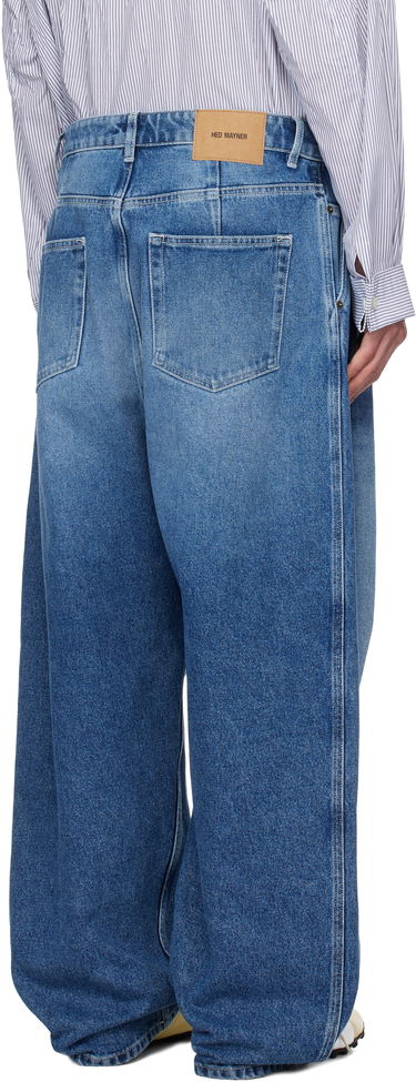 Jeans HED MAYNER Hed Mayner Pleated Jeans Blå | HMMA67021A-HA191, 2