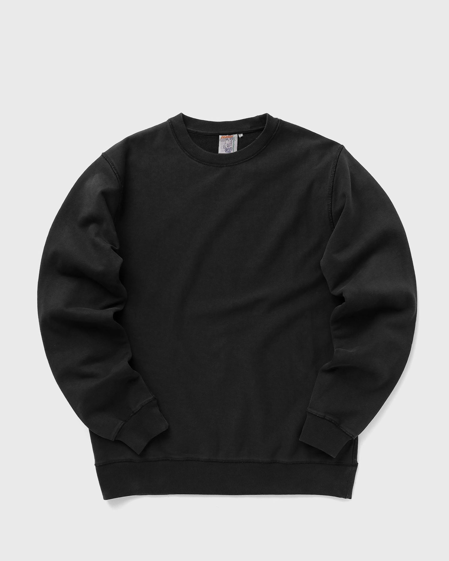 Sweatshirt BSTN Basic Crewneck Sweatshirt Sort | BEASTIN-PLAIN19-UND-29, 0