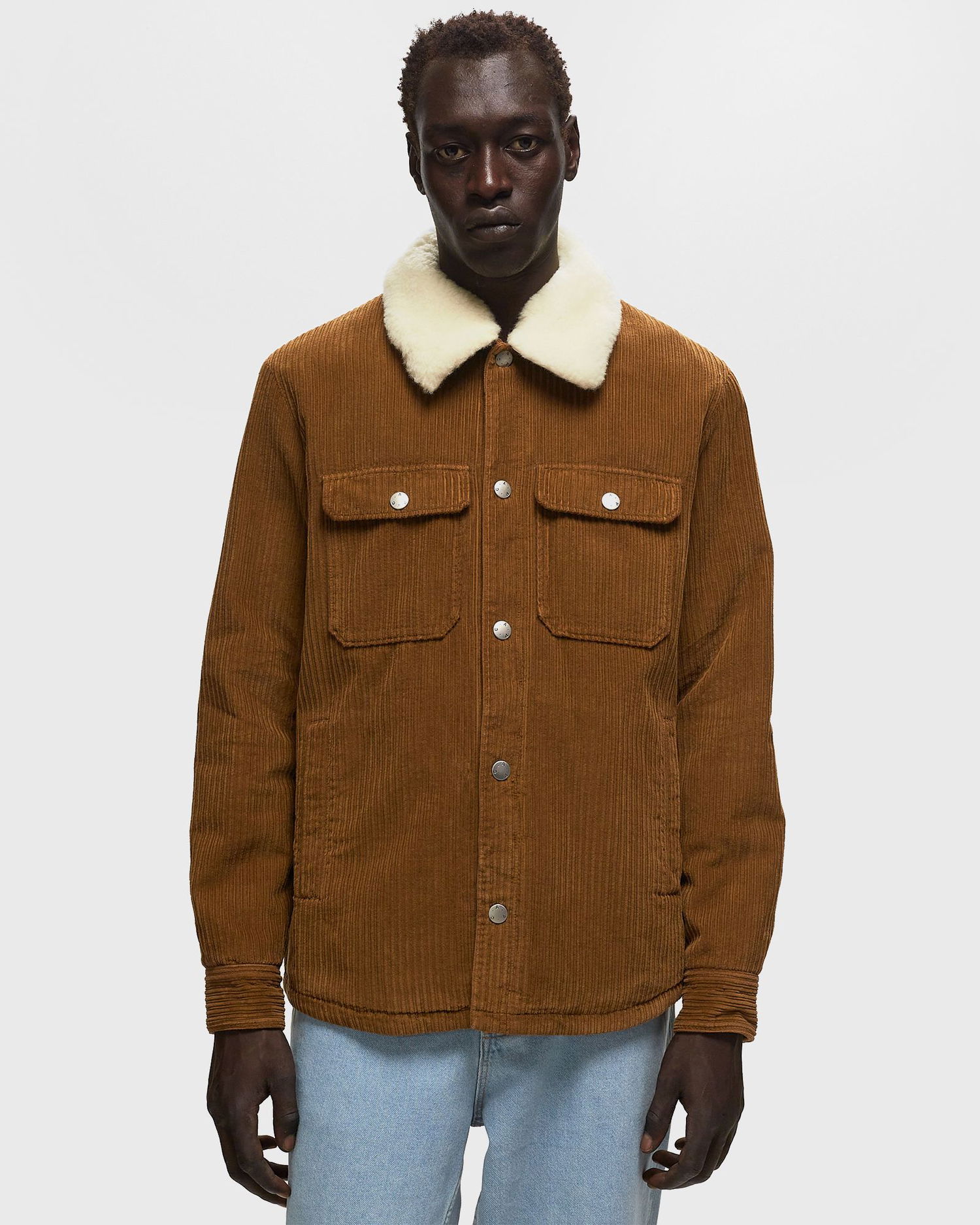 Jakke A.P.C. Alenzo Overshirts Brun | COEZQ-H02869-CAB, 1