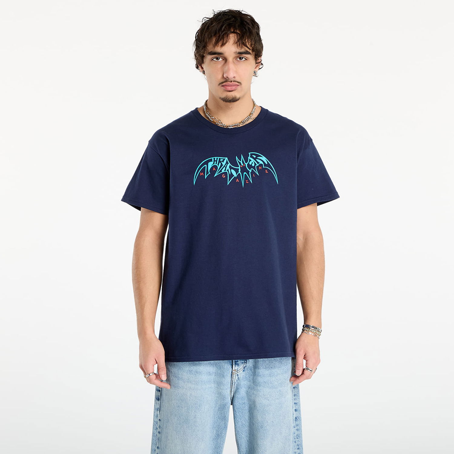 T-shirt Thrasher Sky Ray by Neckface T-Shirt Mørkeblå | 145783, 0