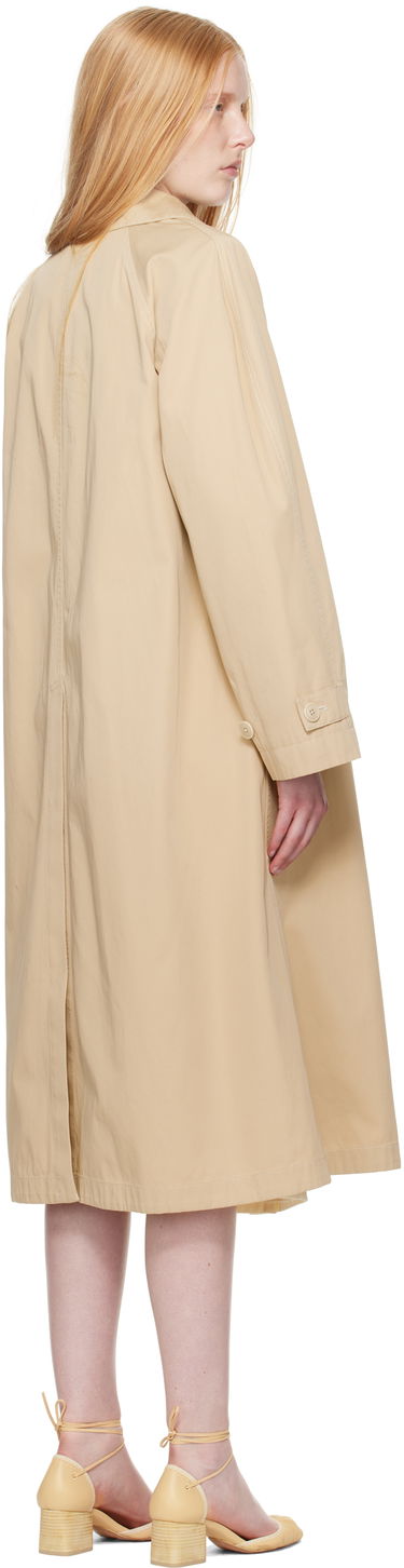 Frakker LEMAIRE LEMAIRE Cotton Twill Overcoat Beige | CO1104 LF1352, 2