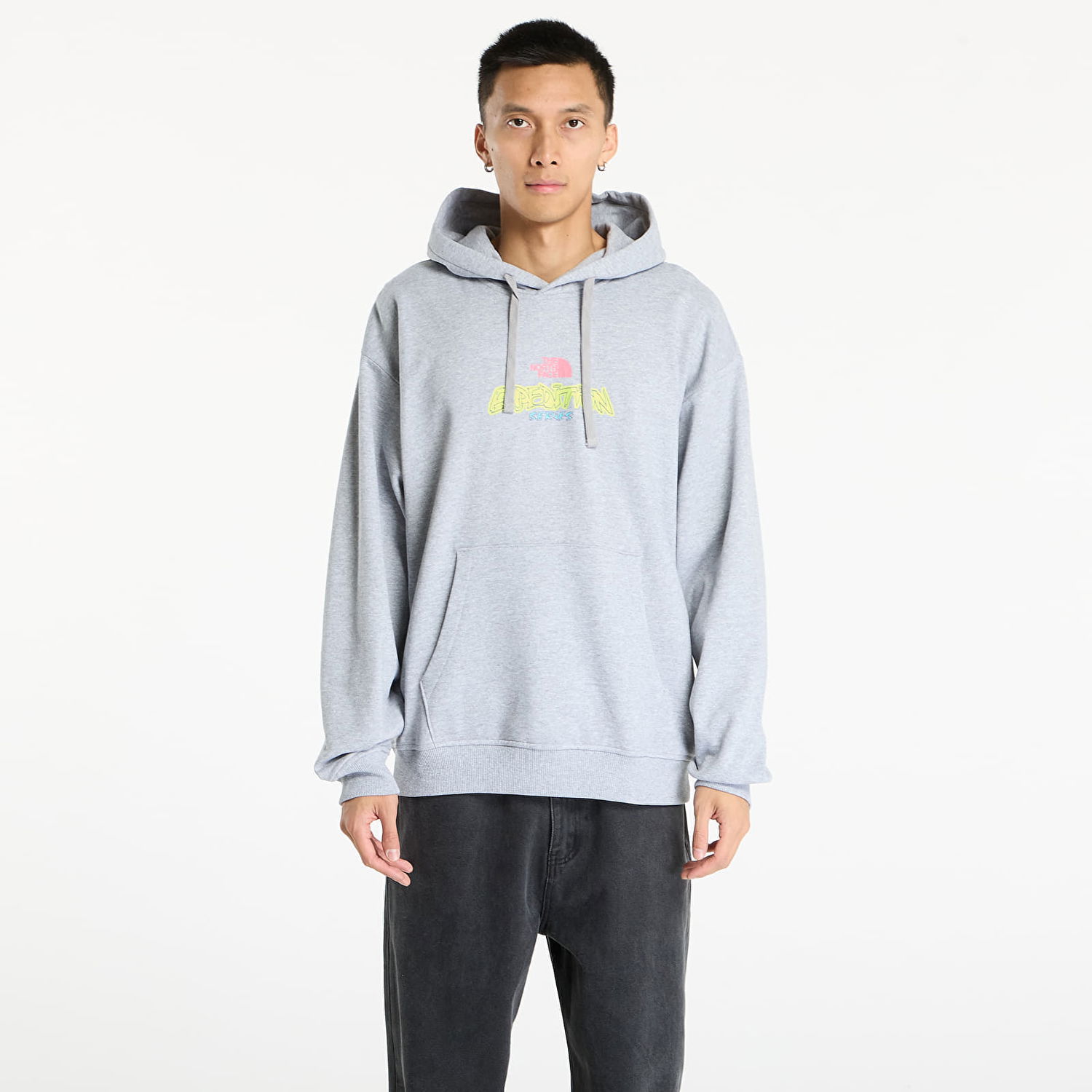Sweatshirt The North Face Expedition Celebration Oversized Hoodie Grå | NF0A8E3FDYX1, 0
