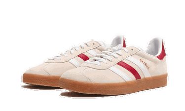 Sneakers og sko adidas Originals Gazelle Aluminum Collegiate Burgundy Beige | IG0672, 2