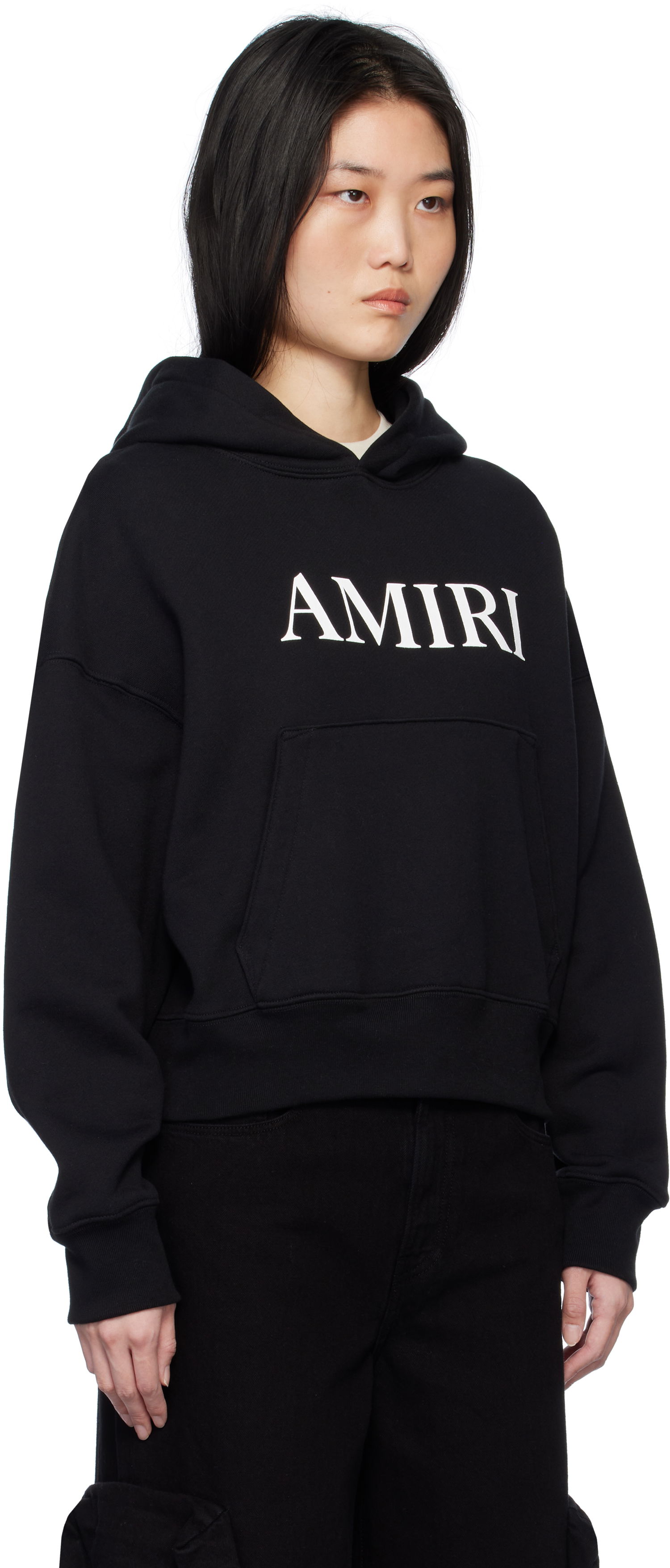 Sweatshirt AMIRI Core Logo Black Hoodie Sort | AWJYHD1019, 1
