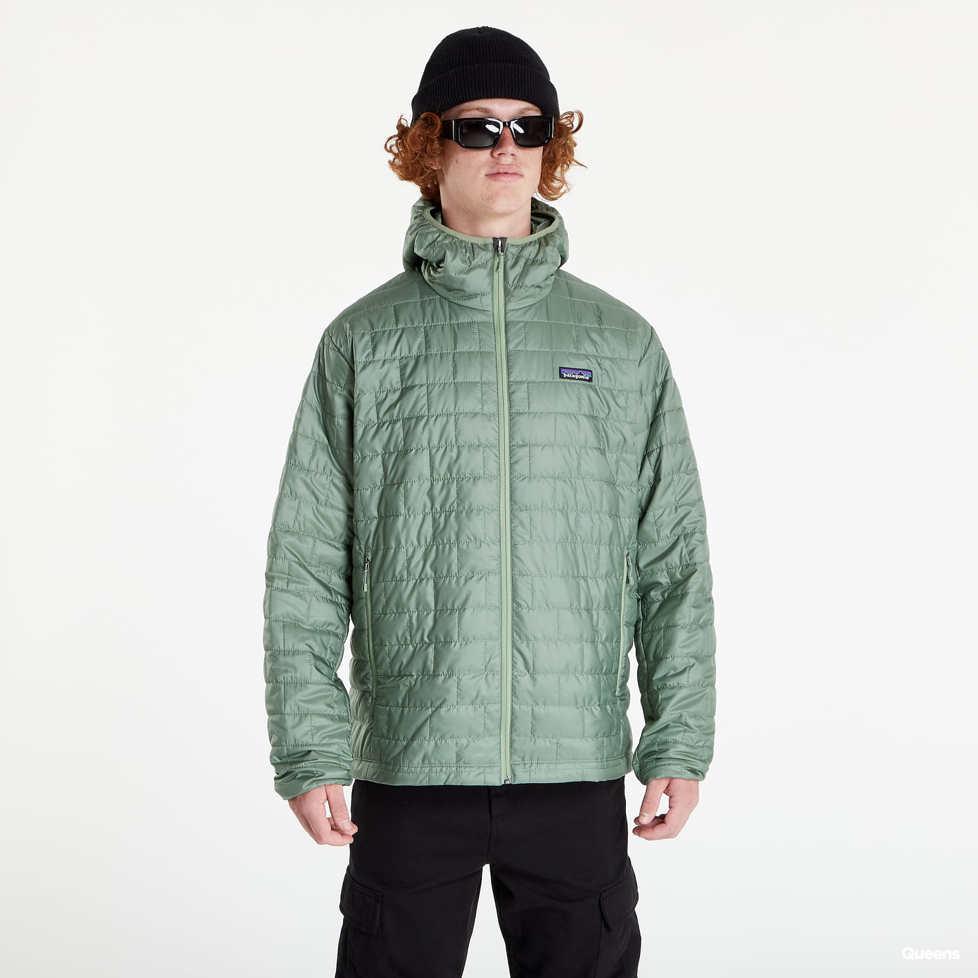 Puffer jakke Patagonia Nano Puff Hoody Grøn | 84222, 0