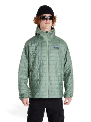 Puffer jakke Patagonia Nano Puff Hoody Grøn | 84222