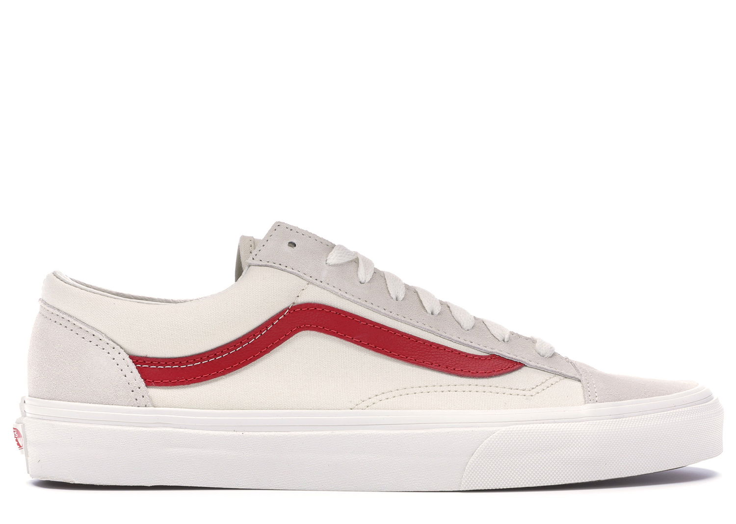 Sneakers og sko Vans Style 36 Marshmallow Racing Red Hvid | VN0A3DZ3OXS, 0